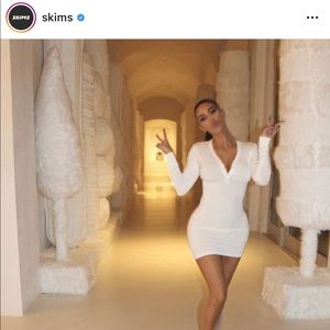 Skims by Kim Kardashian sleep dress. So XXS